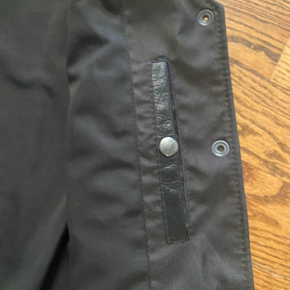 Fox Creek Vintage Womens Motorcycle Vest medium Leather Laced Sides Snap Frnt - Picture 6 of 15